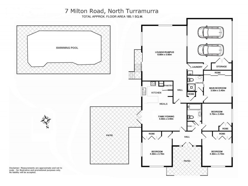 7 Milton Road, Turramurra NSW 2074 Floorplan