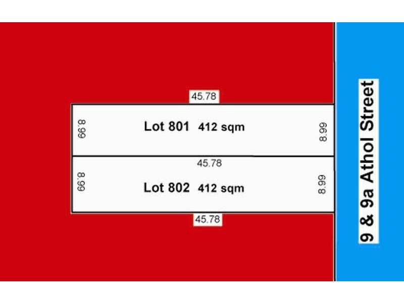Lot 801  and Lot 802 Athol Street, Clovelly Park SA 5042