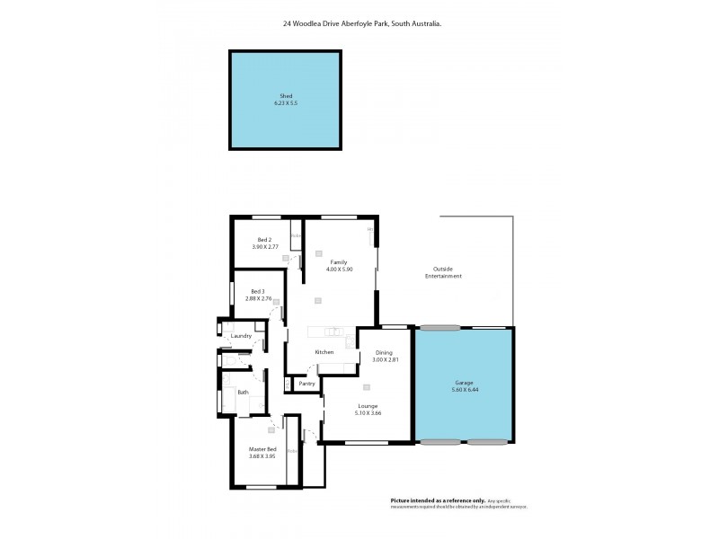 24 Woodlea Drive, Aberfoyle Park SA 5159 Floorplan