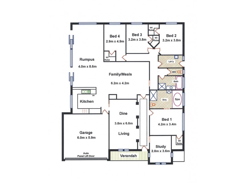 11 Brookside Cres, Seaford Rise SA 5169 Floorplan