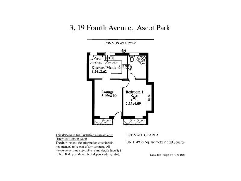 3/19 Fourth Avenue, Ascot Park SA 5043 Floorplan