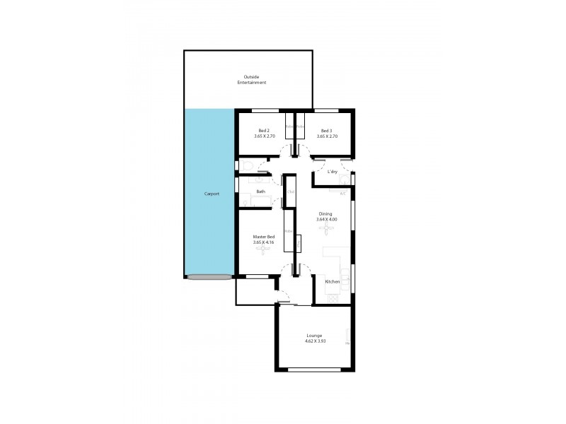 77 Beaconsfield Tce, Ascot Park SA 5043 Floorplan