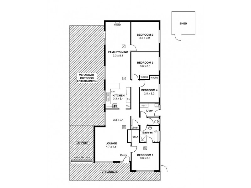 7 Greenfield Rise, Aberfoyle Park SA 5159 Floorplan