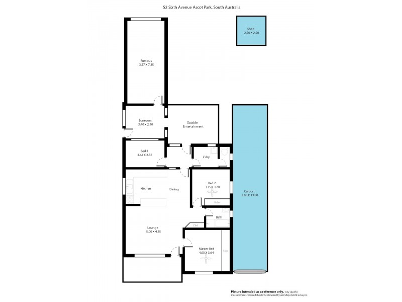 52 Sixth Ave, Ascot Park SA 5043 Floorplan
