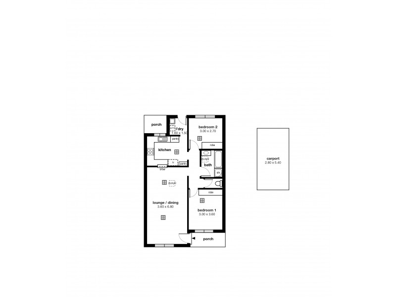 2/31 Epstein Drive, Morphett Vale SA 5162 Floorplan