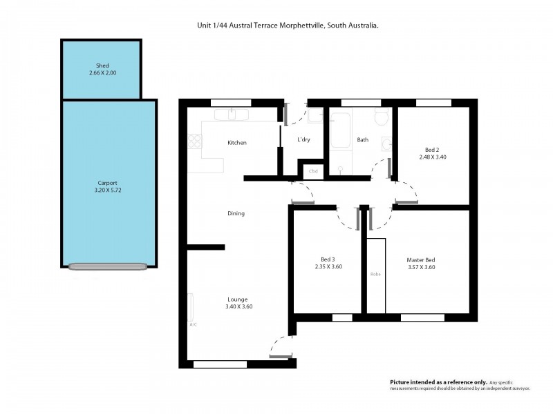 1/44 Austral Terrace, Morphettville SA 5043 Floorplan