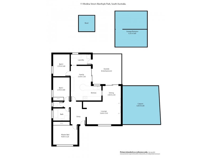11 Medina St, Aberfoyle Park SA 5159 Floorplan