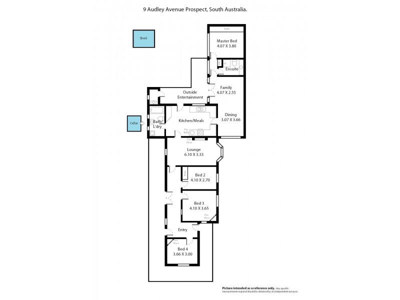 9 Audley Avenue, Prospect SA 5082 Floorplan