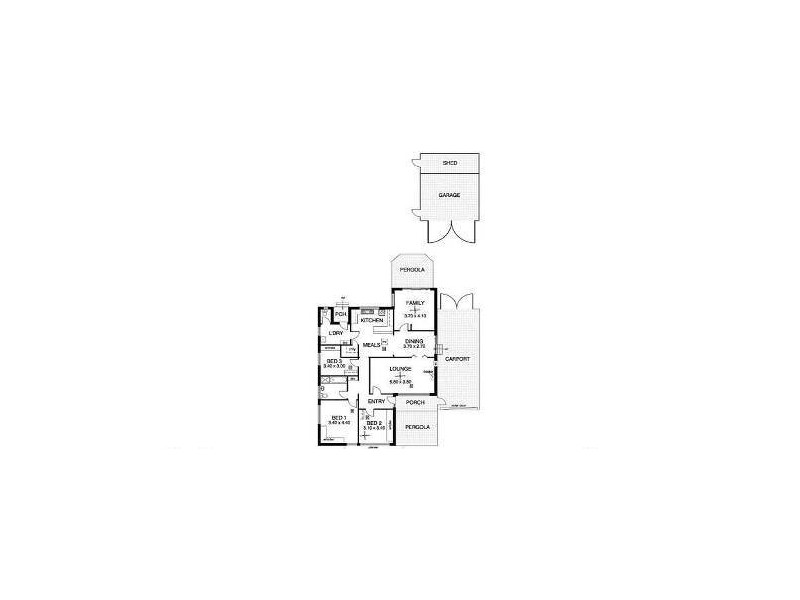 48 Tingira Avenue, O’sullivan Beach SA 5166 Floorplan