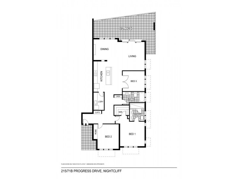 215/71B PROGRESS DR, Nightcliff NT 0810 Floorplan