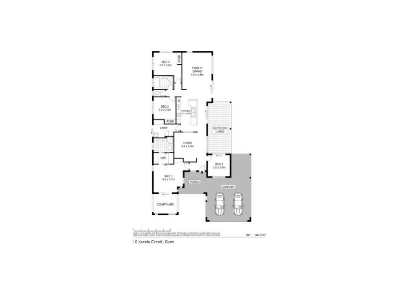 10 Kurala Circuit, Gunn NT 0832 Floorplan