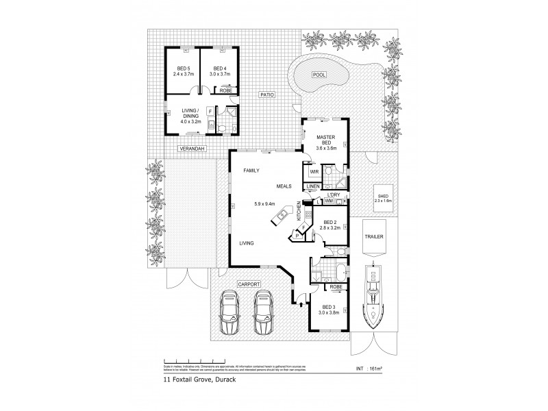 11 Foxtail Grove, Durack NT 0830 Floorplan