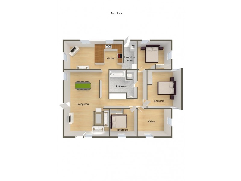 11 Tennison Cres, Anula NT 0812 Floorplan