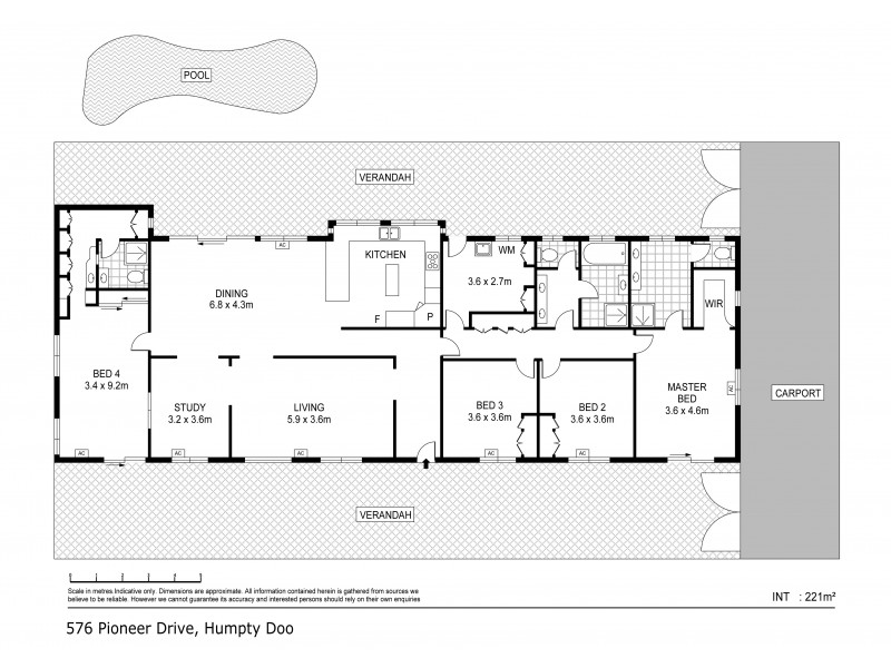 576 Pioneer Drive, Humpty Doo NT 0836 Floorplan