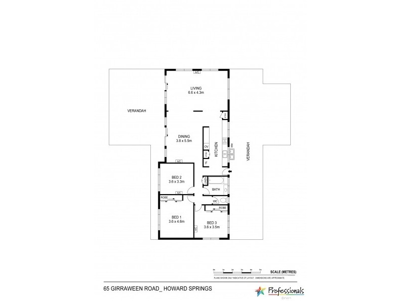 65 Girraween Road, Howard Springs NT 0835 Floorplan