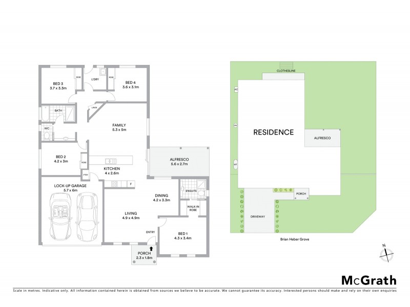 2 Brian Heber Grove, Mudgee NSW 2850 Floorplan