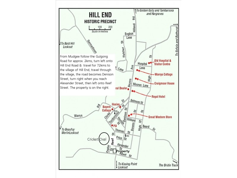 “Kirra” 37 Reef Street, Hill End NSW 2850 Floorplan