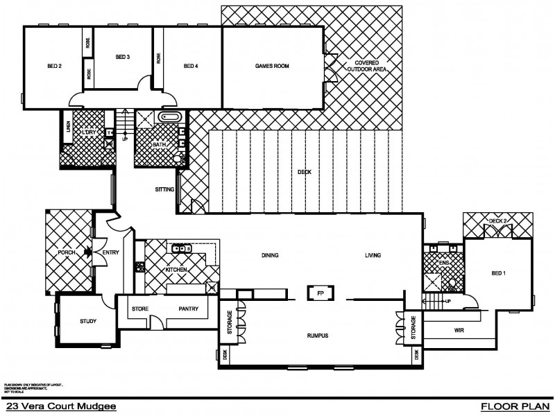 23 Vera Court, Mudgee NSW 2850 Floorplan