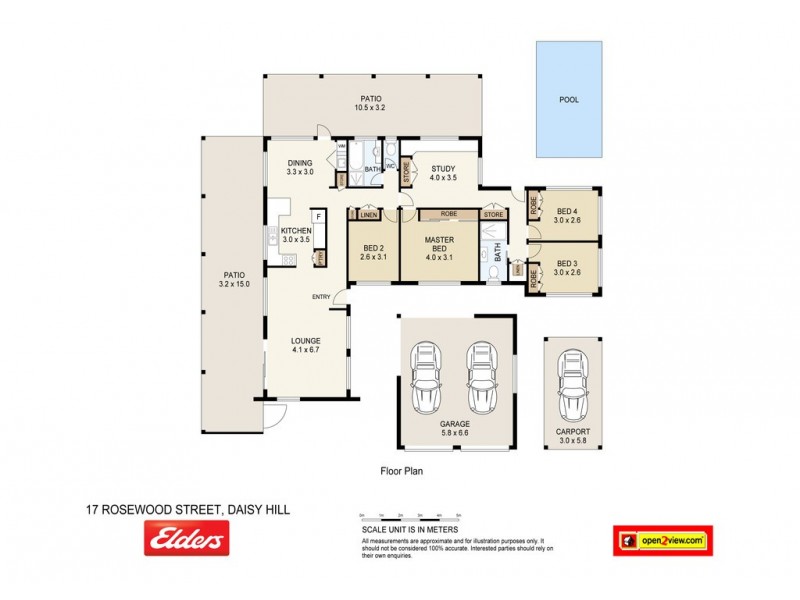 17 ROSEWOOD STREET, Daisy Hill QLD 4127 Floorplan