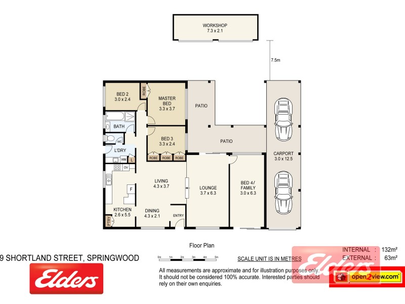 9 Shortland Street, Springwood QLD 4127 Floorplan