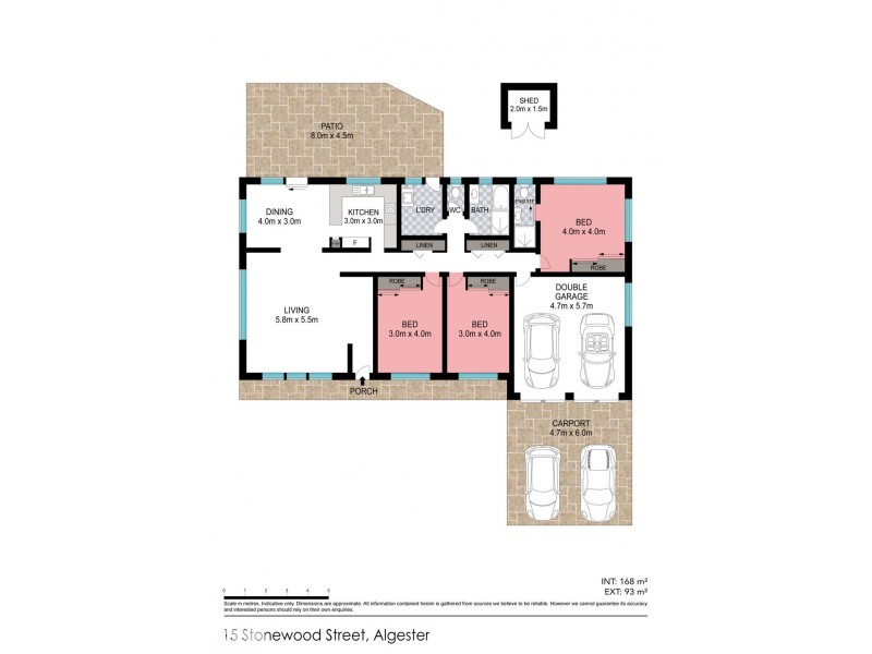 15 Stonewood Street, Algester QLD 4115 Floorplan