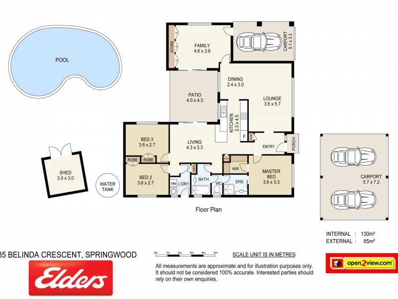 35 Belinda Crescent, Springwood QLD 4127 Floorplan