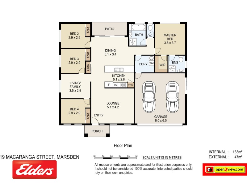 19 Macaranga Street, Marsden QLD 4132 Floorplan
