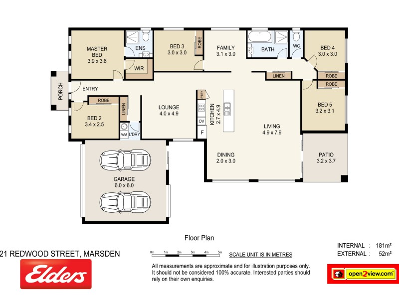 21 Redwood Street, Marsden QLD 4132 Floorplan