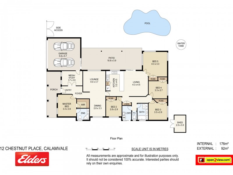 12 Chestnut Place, Calamvale QLD 4116 Floorplan