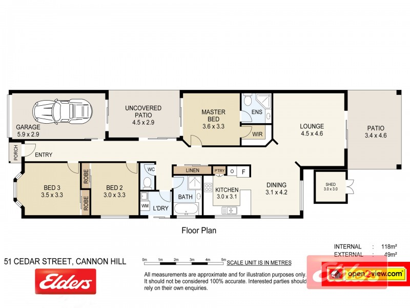 51 Cedar Street, Cannon Hill QLD 4170 Floorplan