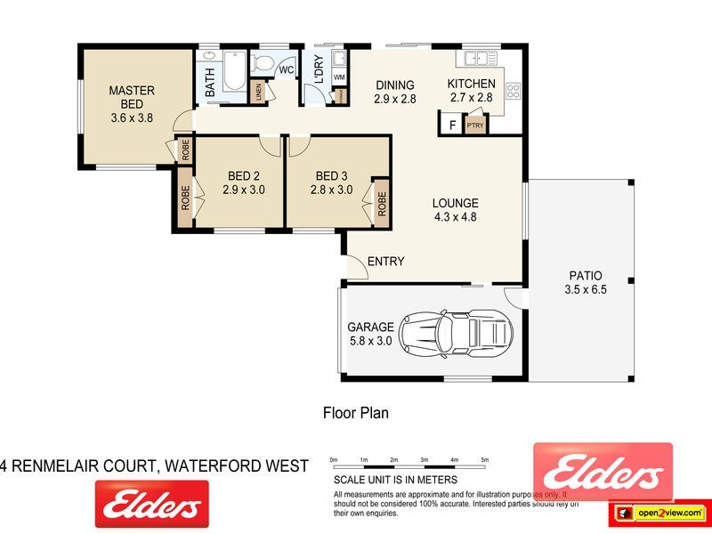 4 Renmelair Court, Waterford West QLD 4133 Floorplan