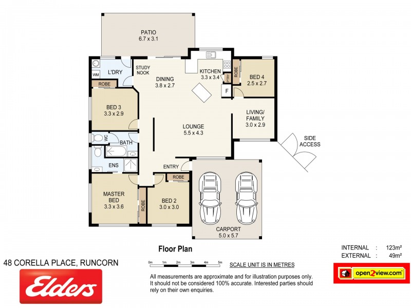 48 Corella Place, Runcorn QLD 4113 Floorplan