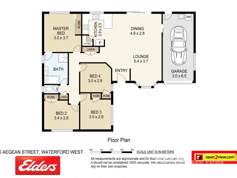 25 Aegean Street, Waterford West QLD 4133 Floorplan