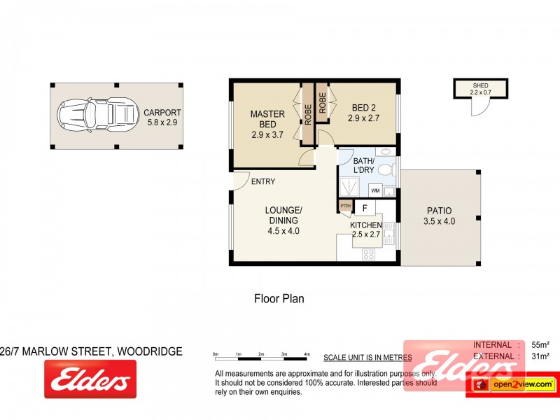 26/7 Marlow Street, Woodridge QLD 4114 Floorplan