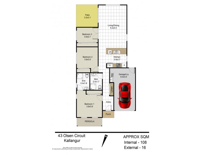 43 Olsen Circuit, Kallangur QLD 4503 Floorplan