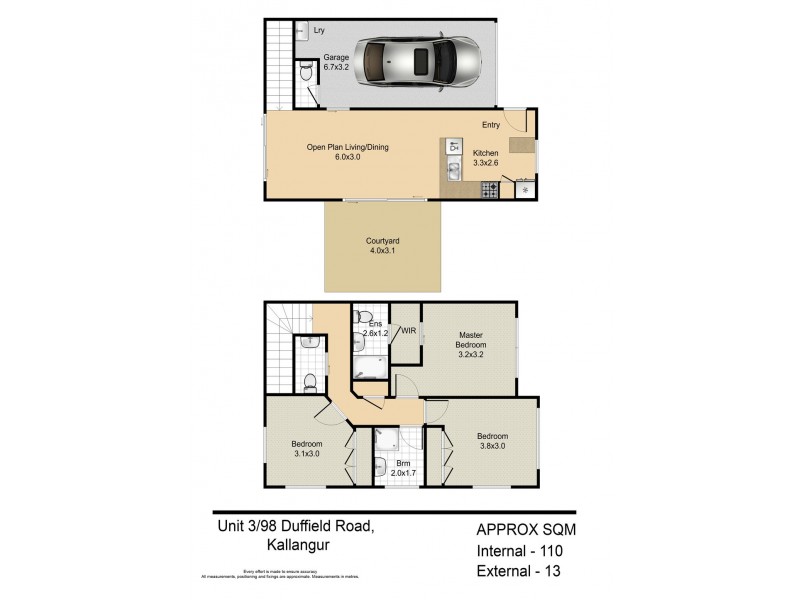 3/98 Duffield Road, Kallangur QLD 4503 Floorplan