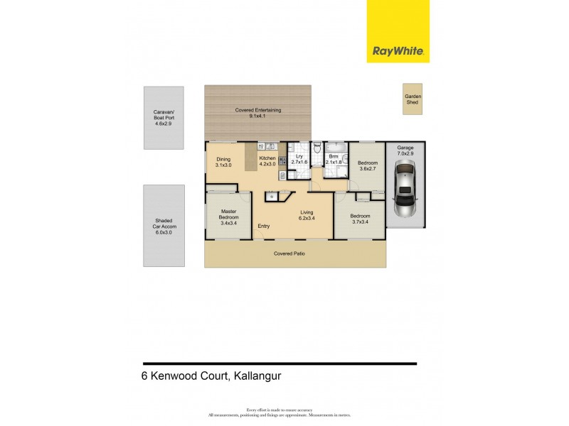 6 Kenwood Ct, Kallangur QLD 4503 Floorplan