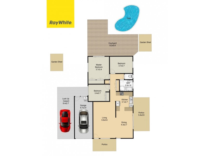 6 Gradi St, Kallangur QLD 4503 Floorplan