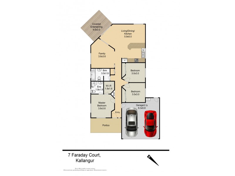 7 Faraday Court, Kallangur QLD 4503 Floorplan