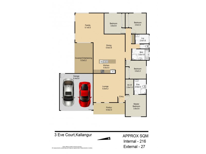 3 Eve Crt, Kallangur QLD 4503 Floorplan