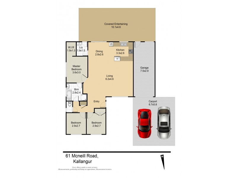 61 McNeil Road, Kallangur QLD 4503 Floorplan