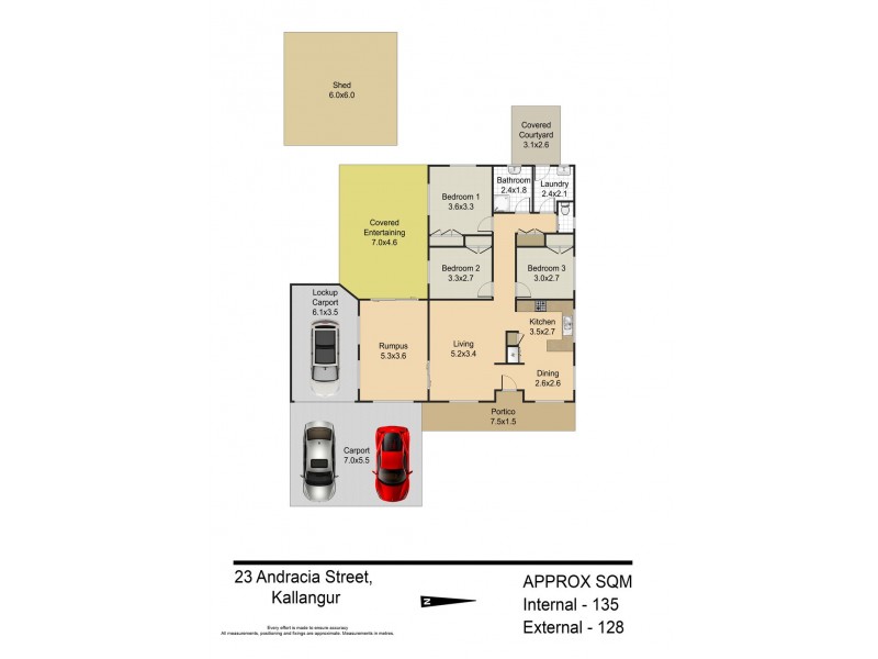 23 Andracia St, Kallangur QLD 4503 Floorplan