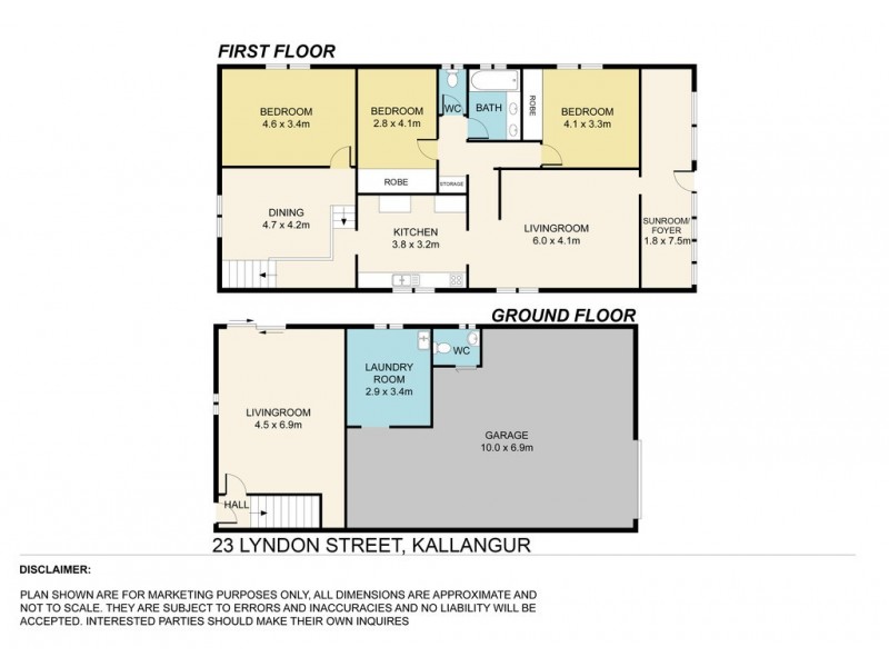 23 Lyndon St, Kallangur QLD 4503 Floorplan