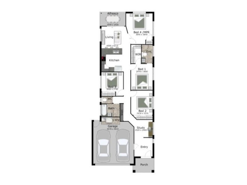 Lot 1211 Riverbanks Estates, Caboolture South QLD 4510 Floorplan