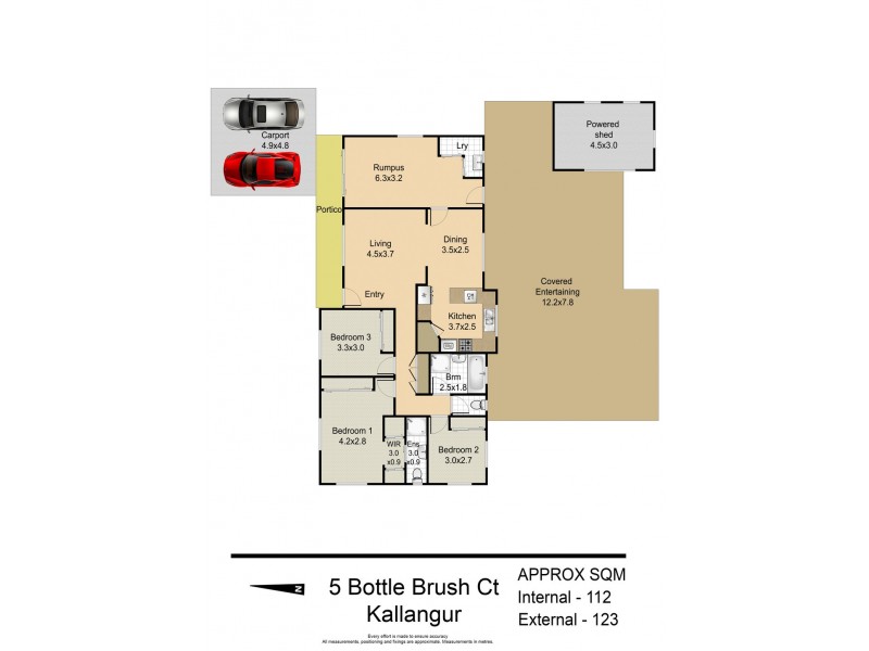 5 Bottle Brush crt, Kallangur QLD 4503 Floorplan