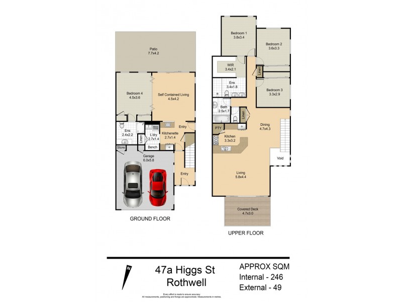 47A Higgs Street, Rothwell QLD 4022 Floorplan