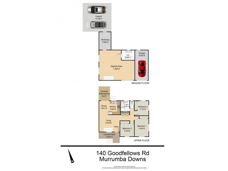 140 Goodfellows Rd, Murrumba Downs QLD 4503 Floorplan