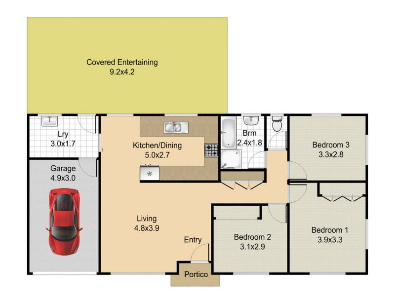 14 Warrimoo Drive, Petrie QLD 4502 Floorplan
