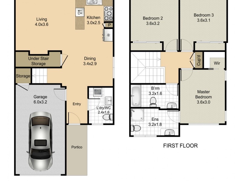 36/9 Houghton Street, Petrie QLD 4502 Floorplan
