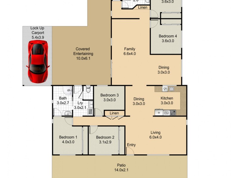 53 Arrakune Crescent, Kallangur QLD 4503 Floorplan